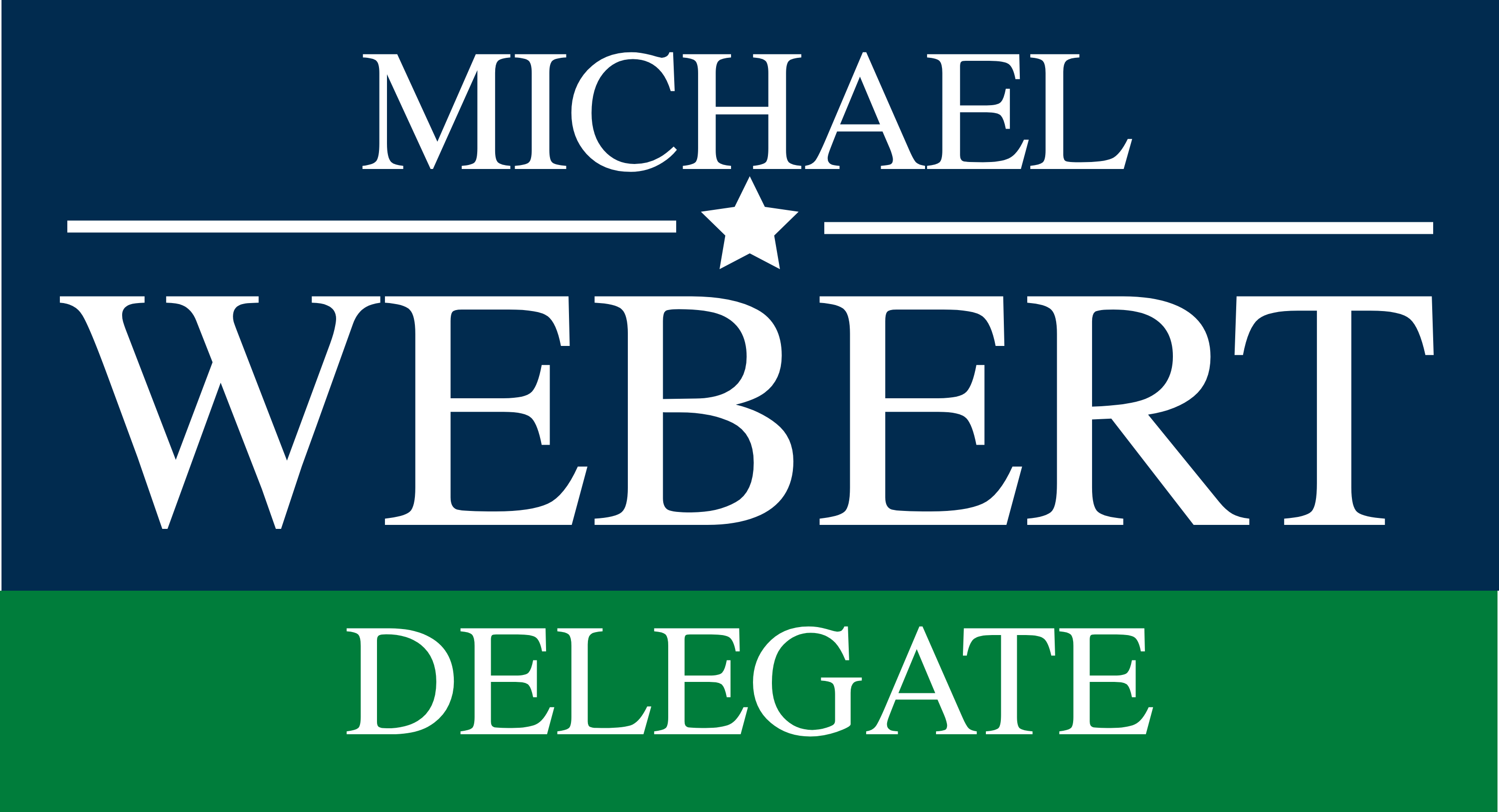 Michael Webert For Delegate